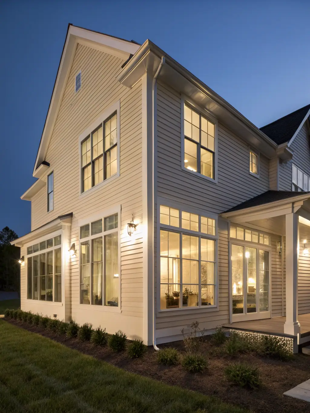 A house with freshly painted siding and a well-maintained facade, highlighting ApexPrime Painting's exterior painting skills.